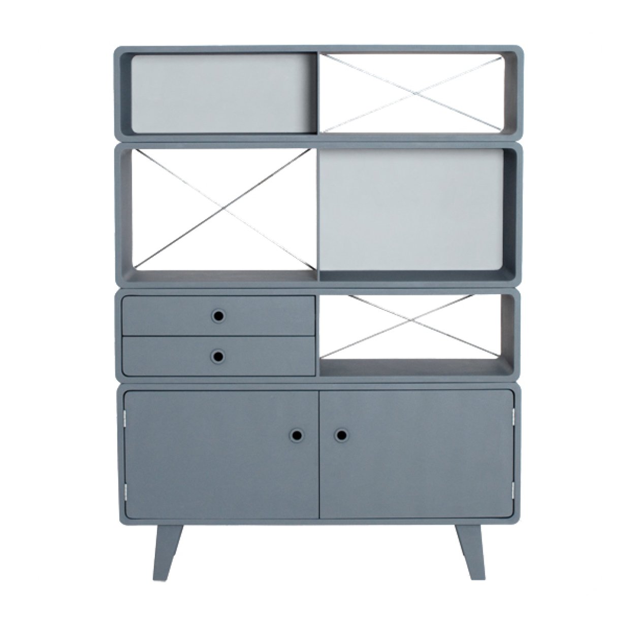 Bibliothèque Enigme - Gris souris